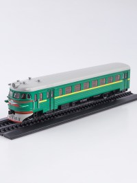 Масштабная модель 1:87 Головной вагон ЭР2 с журналом №14 (Наши Поезда. Modimio)